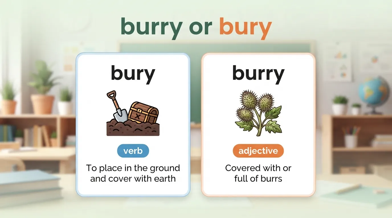 bury or burry
