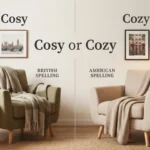 cosy or cozy
