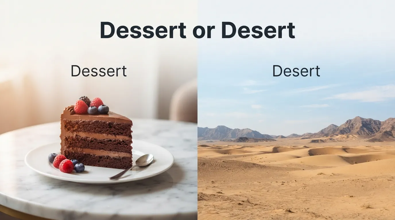 desert or desert