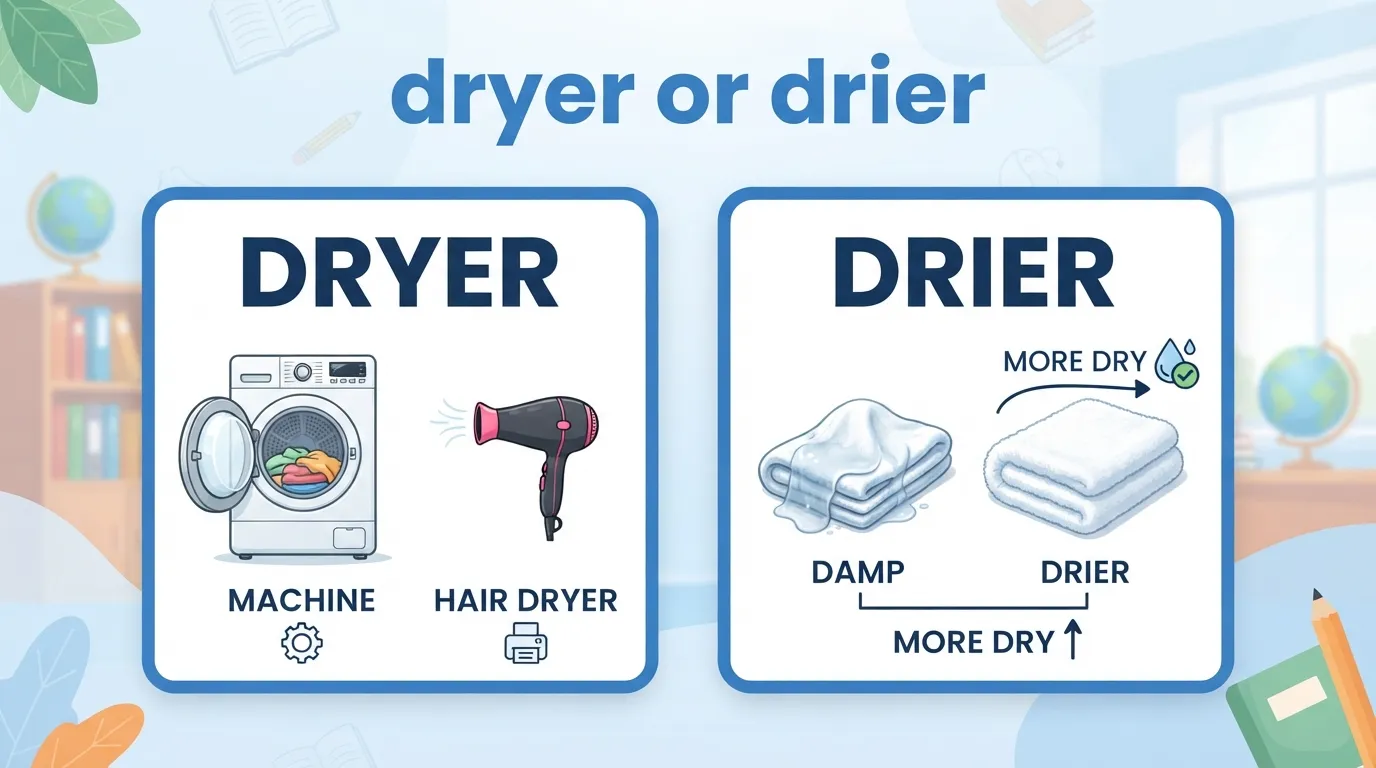 dryer or drier