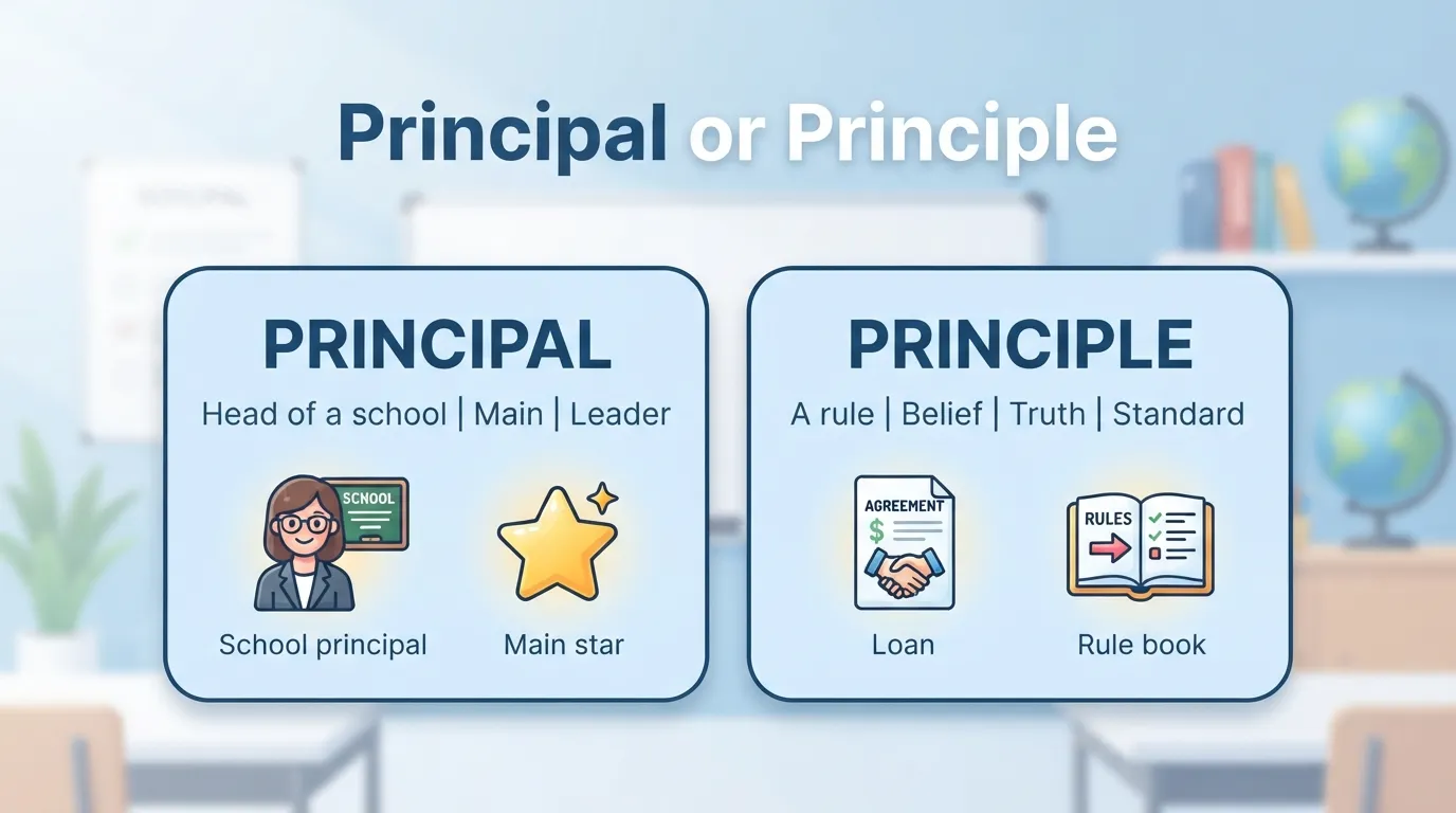 Principal or principle