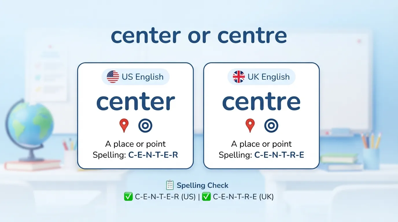center or centre