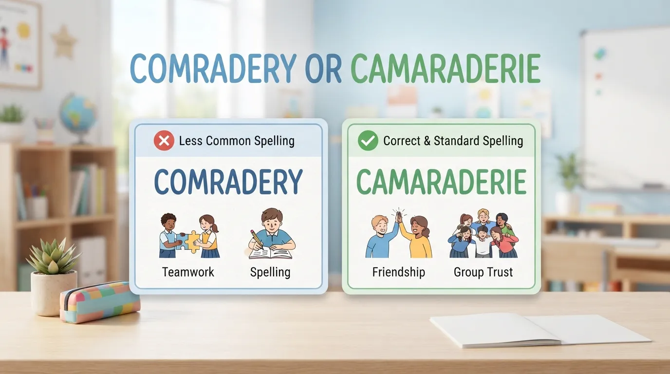 comradery or camaraderie
