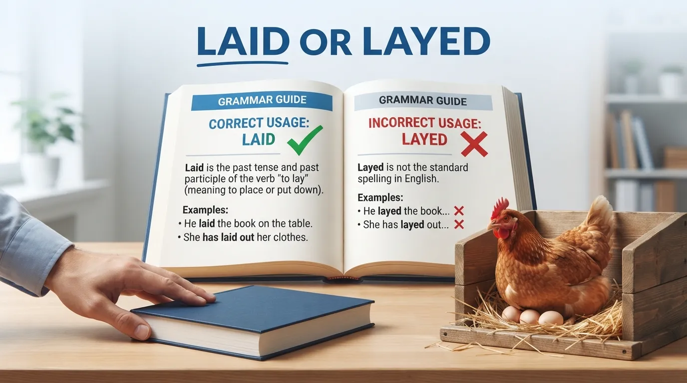 laid or layed