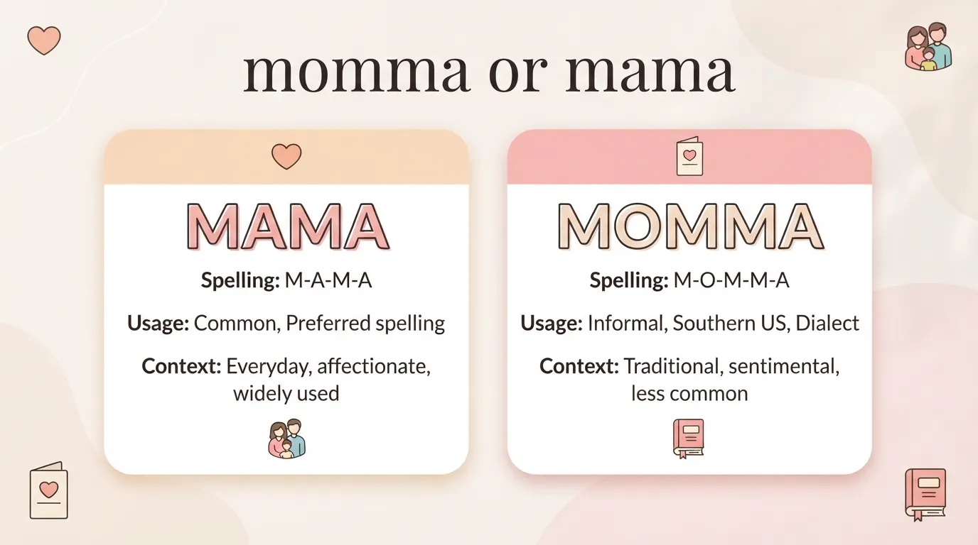 mama or momma