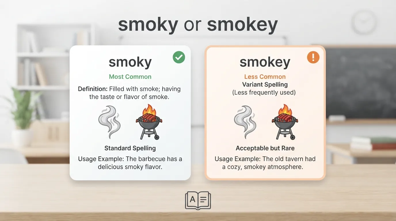 smoky or smokey
