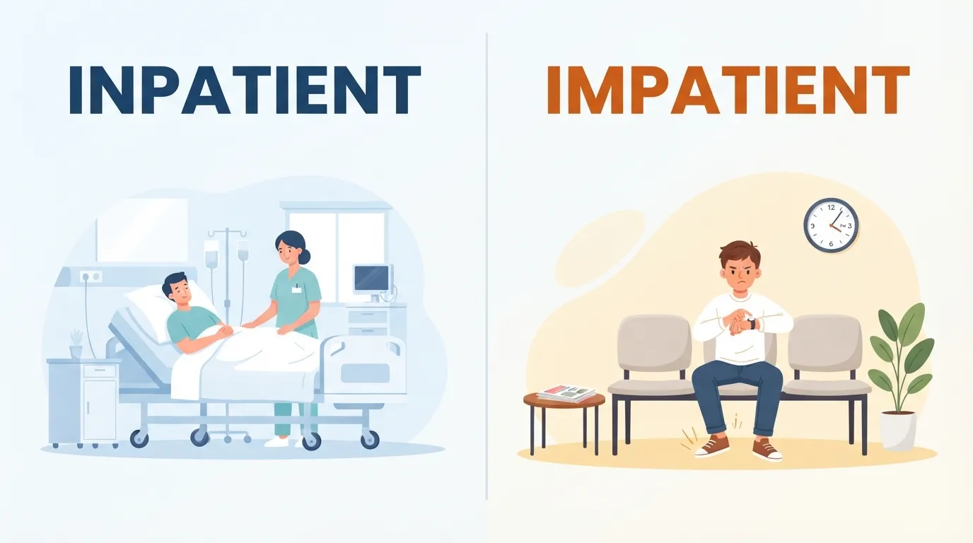 inpatient or impatient