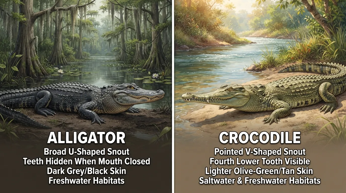 alligator or crocodile