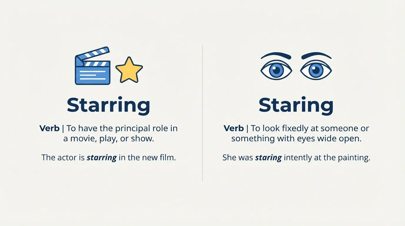 starring or staring