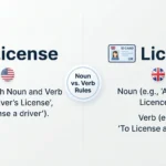 license or licence