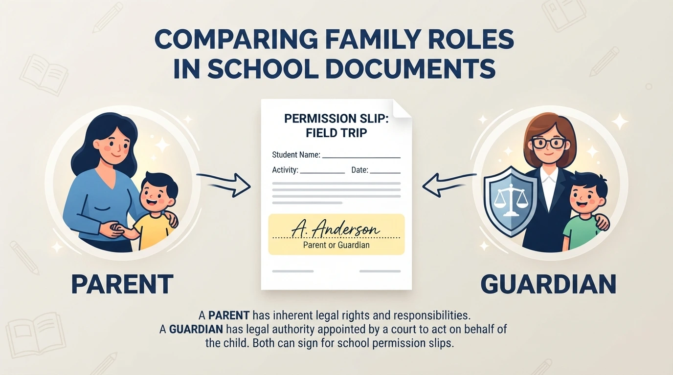 parent or guardian