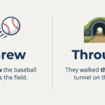 threw-or-through