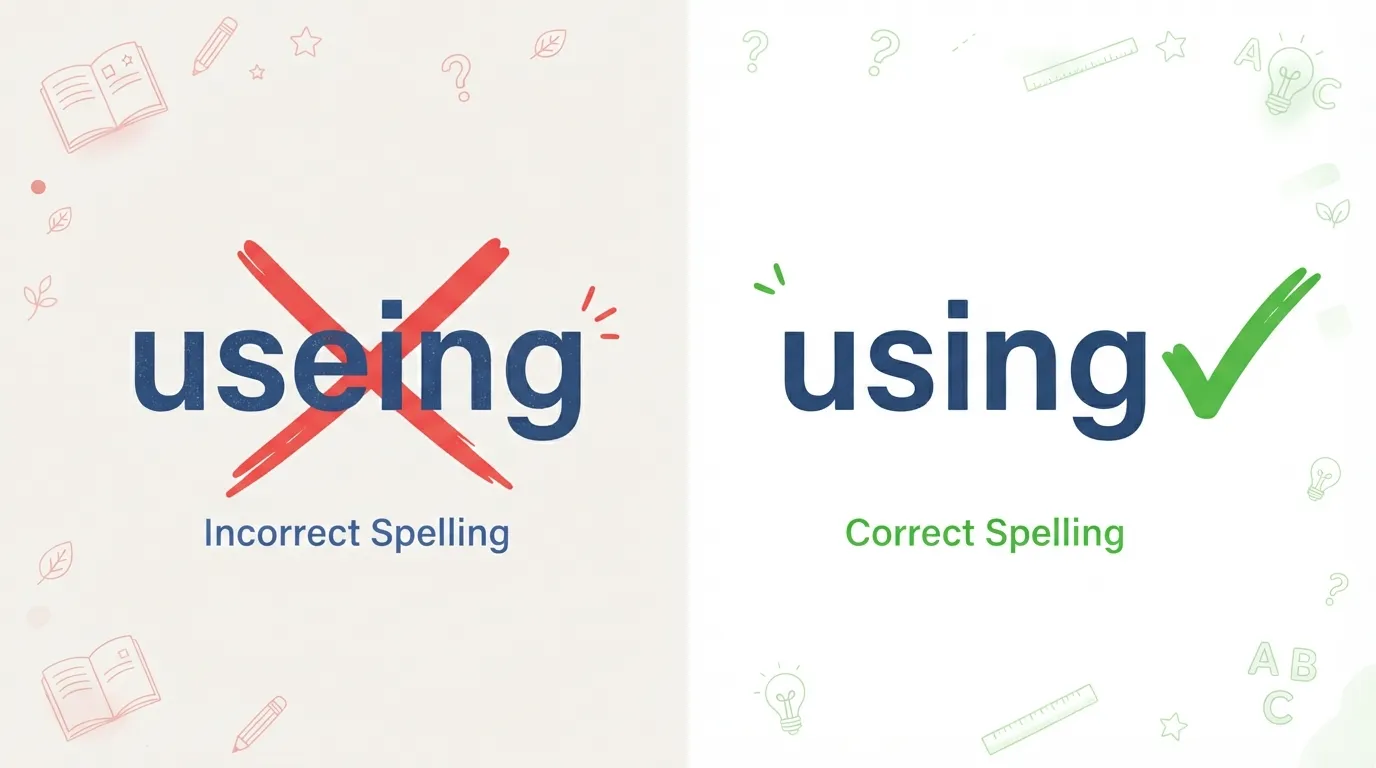 useing or using